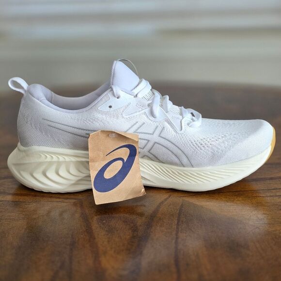 Asics Gel Cumulus 25 Running Shoes White Beige Women's 11.5 Training FF Blast+ - Picture 8 of 15